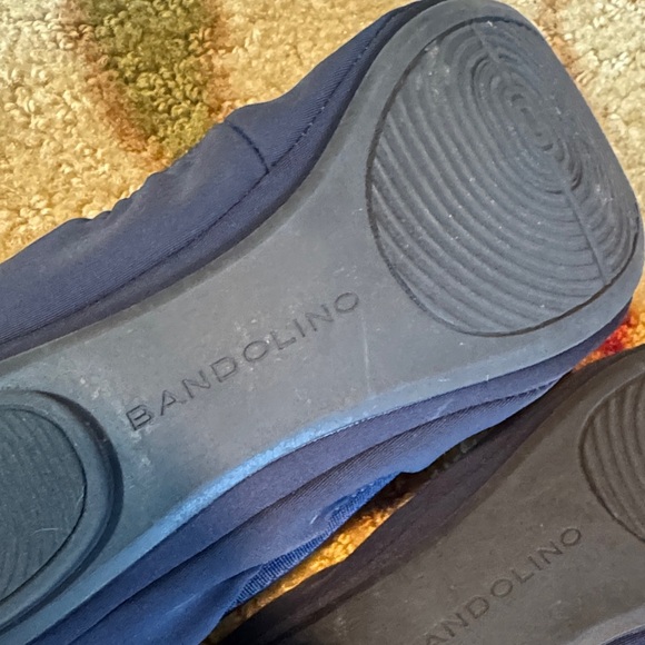 Bandolino Navy Flats with Metal Detail - Picture 8 of 8